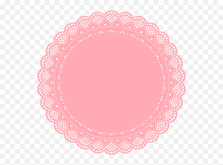 Doilysalmon Clip Art - Vector Clip Art Online Doily Png,Doily Png