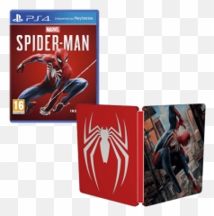Download Spider Man Steelbook Ps4 - Full Size PNG Image PNGkit