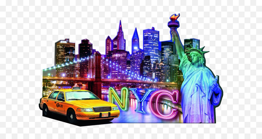 Silhouette Puzzle - Skyline New York Jigsaws Puzzle Ravensburger Nyc Puzzle Png,New York Skyline Silhouette Png