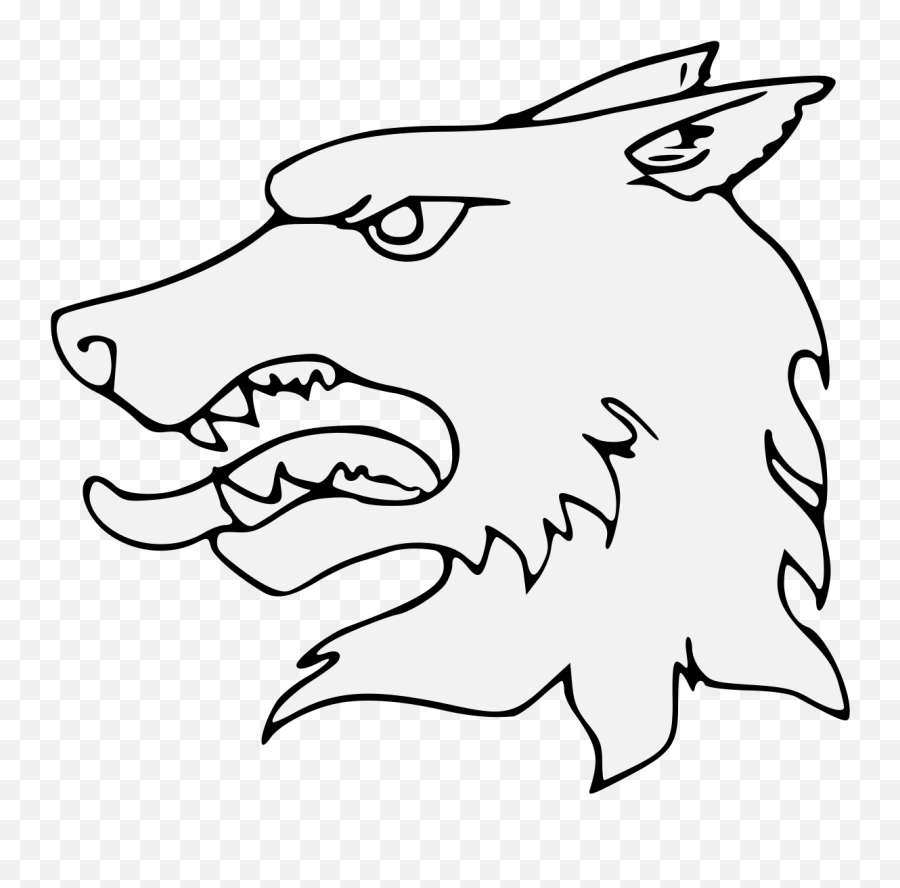 Download Wolf Head Png - Heraldry Wolf Png,Wolf Head Png