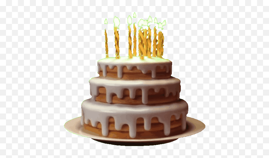 Bday Cake 518x480 Happy Birthday Emoji - Transparent Background Birthday Cake Animated Gif Png,Cake Transparent Background