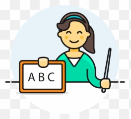 African American Teacher Clipart Png - Female Art