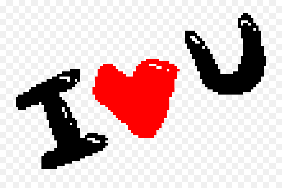 I Love You Pixel Art Maker - Love You Pixel Png,Love You Png
