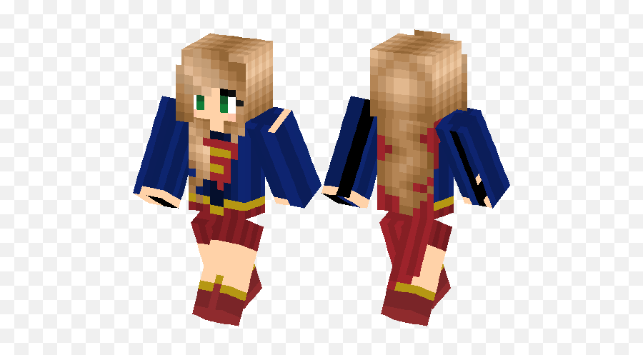 Super Woman Minecraft Skin Hub - Minecraft Skin Super Woman Png,Superwoman Png