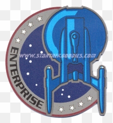 Download This Unique Star Trek - Enterprise Patch Throw Badge Png,Star Trek Enterprise Png