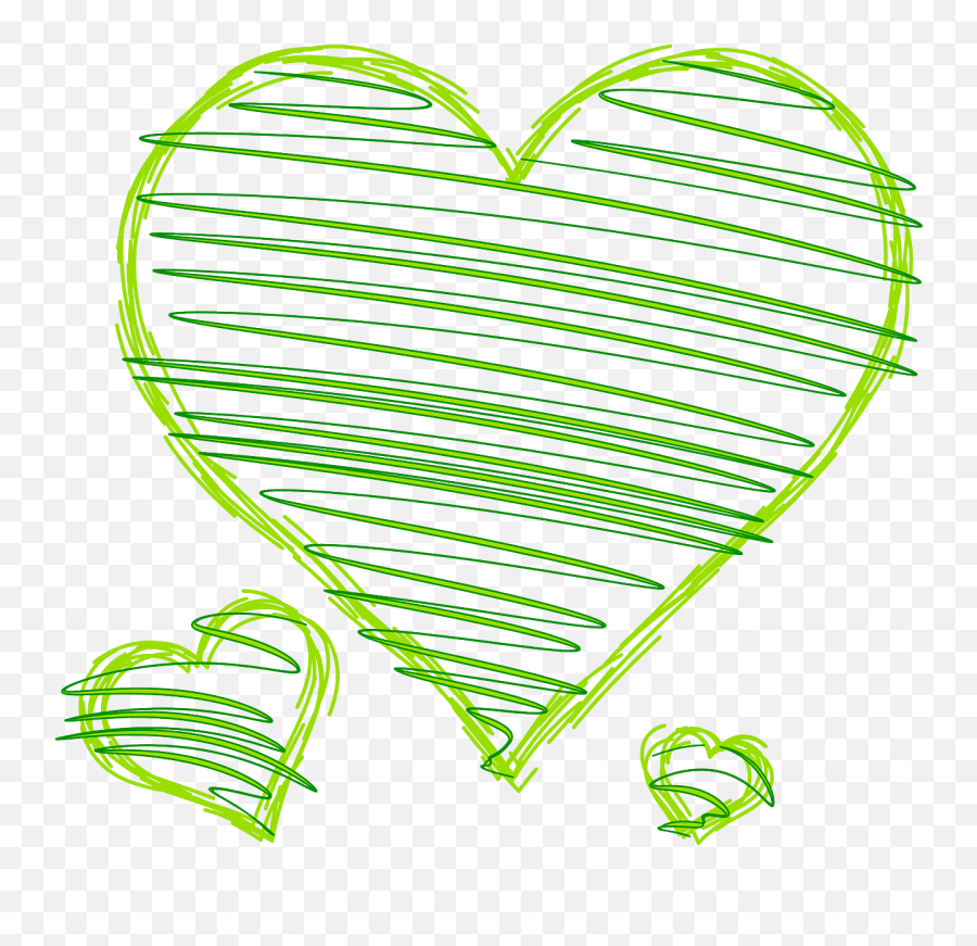 Drawn Heart Png - Heart Green Balloons Png,Heart Drawing Png