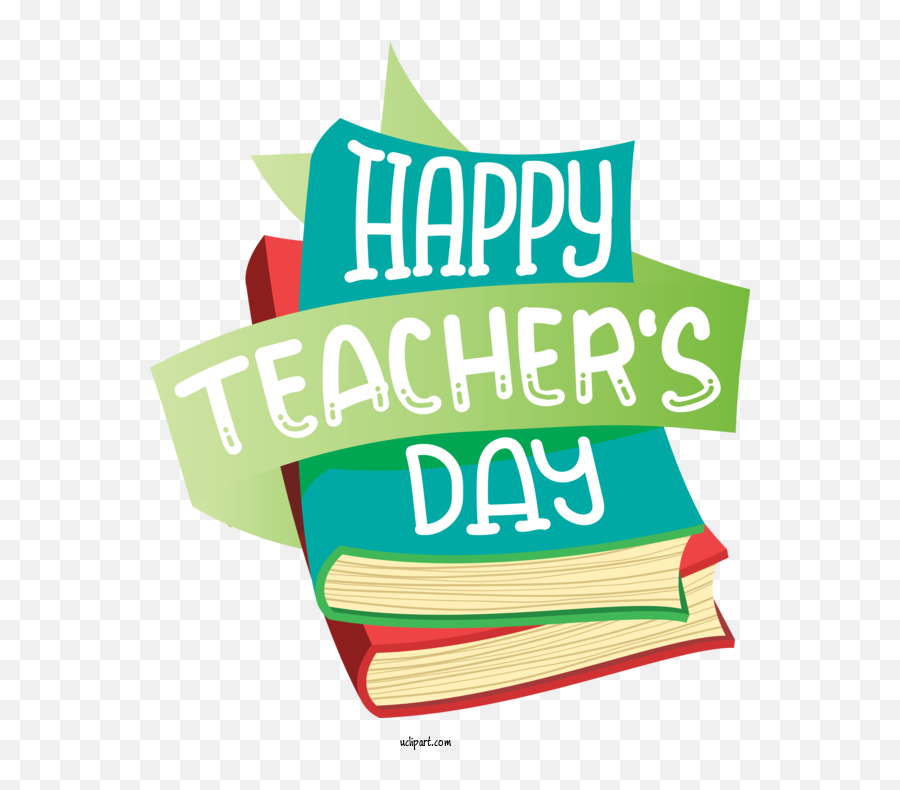 Holidays Logo Green Line For Teachers Day - Teachers Day Horizontal Png,Teacher Transparent