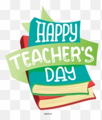 Holidays Logo Green Line For Teachers Day - Horizontal png