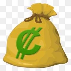 Money Bag Svg Vector Clip Art - Clipart png