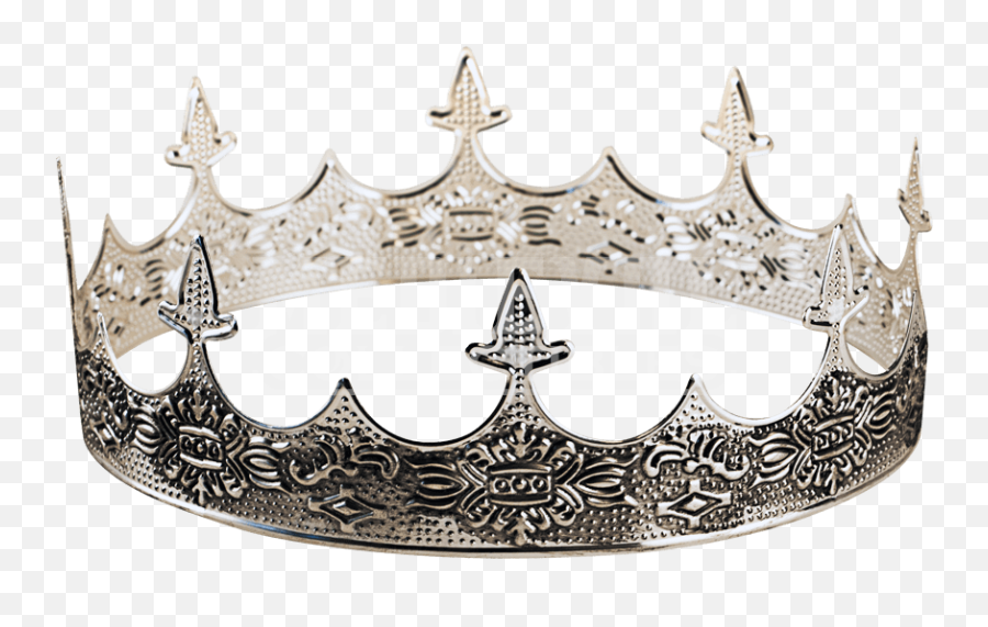 Silver Medieval Crown - Medieval Crown Png,Prince Crown Png