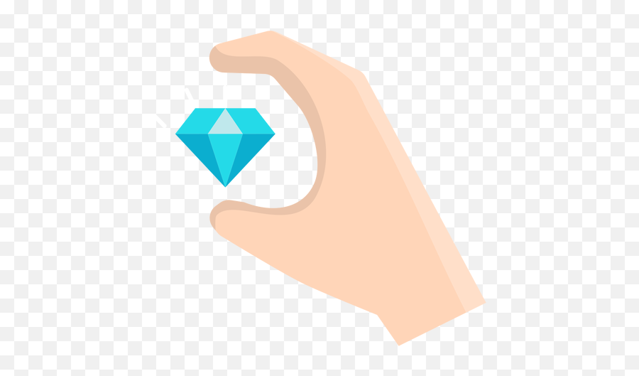 Transparent Png Svg Vector - Mão Segurando Pedras Preciosas,Diamond Vector Png