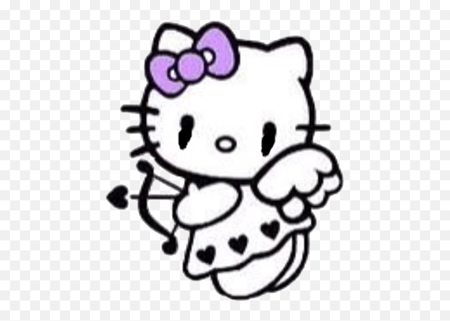 Sanrio Sticker - Hello Kitty Coloring Pages With Ballons Png,Hello Kitty Transparent