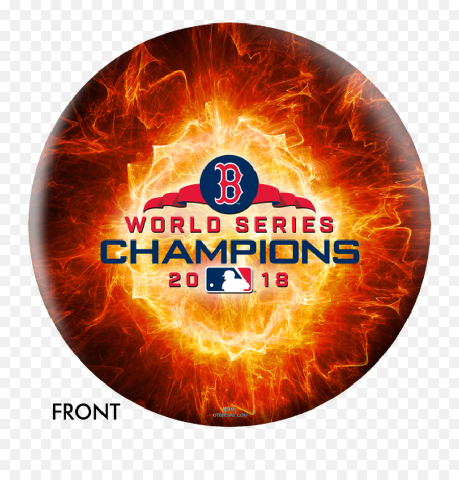 Otbb Boston Red Sox Bowling Ball 2018 World Series Png Logo