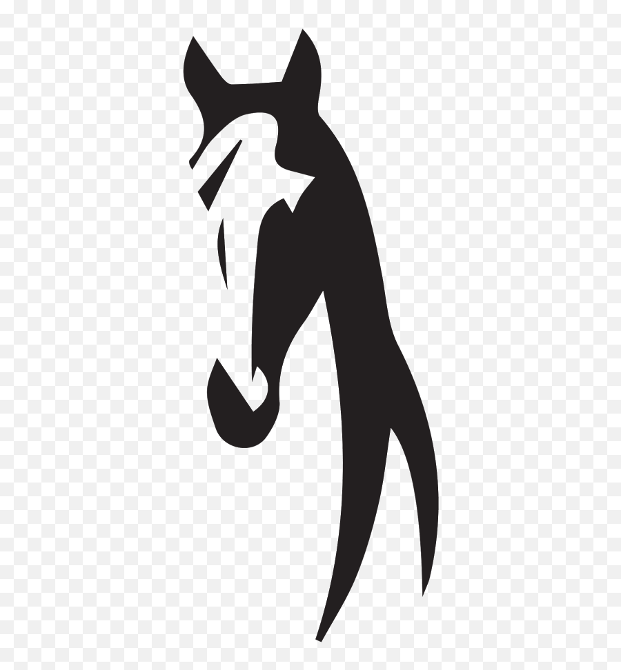 Cat Logo Canidae Dog Silhouette - Horse Head Png Download Horse Head Silhouette Png,Cat Logo Png