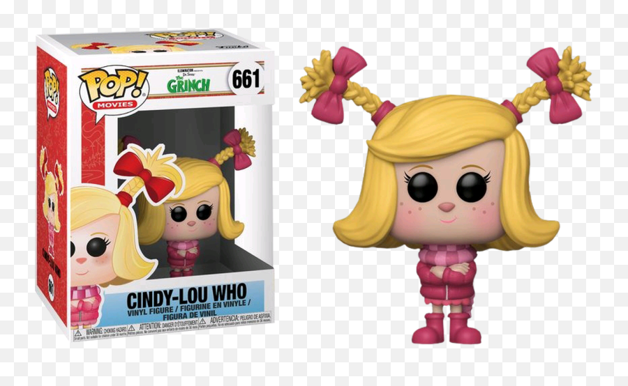 The Grinch 2018 - Cindylou Who Pop Vinyl Figure Grinch And Cindy Lou Funko Png,The Grinch Png