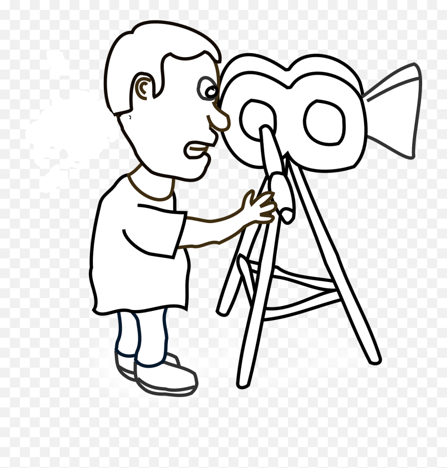 Cameraman Films Video - Free Vector Graphic On Pixabay Filmmaker Clipart Png,Cameraman Icon