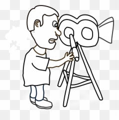 Cameraman Films Video - Free vector graphic on Pixabay Filmmaker Clipart png