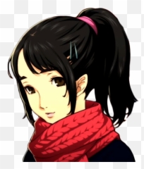 Scarf Shiho Persona5 - Persona 5 Girls Png,Persona 5 Ryuji Icon