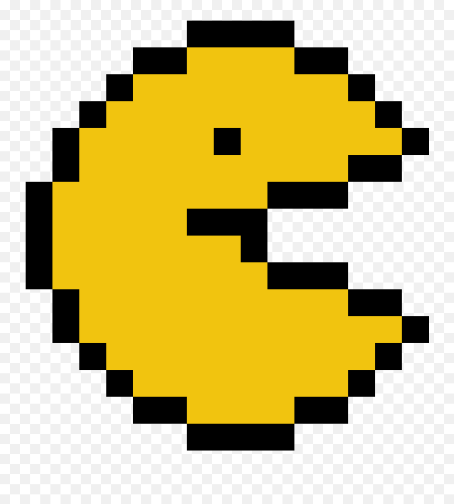 Pac - Pac Man Pixel Art Png,Pac Man Transparent Background