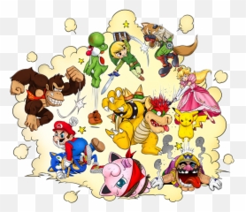Parody Of Powerpuff Girls - Super Heroines Mario Link Fox Smash Bros Mug png
