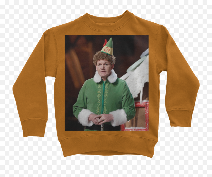 Gordon Ramsay Dressed As Buddy The Elf - Sweater Png,Gordon Ramsay Png