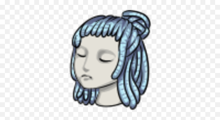 Periwinkle Dreads Hairstyle - Clip Art Png,Dreads Png