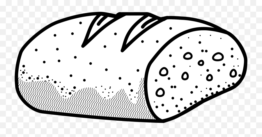 Free Transparent Bread Cliparts - Bread Clipart Png Black And White,Bread Clipart Png