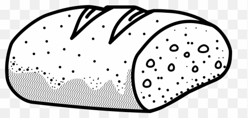 Free Transparent Bread Cliparts - Bread Clipart Png Black And White,Bread Clipart Png