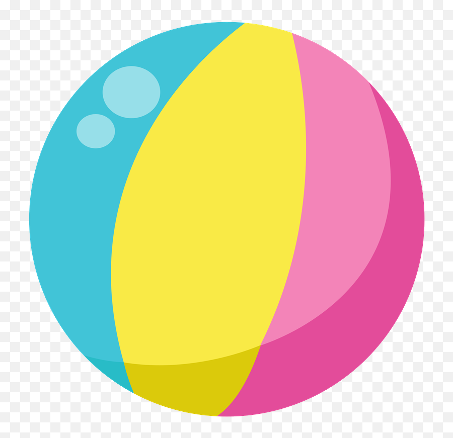 Pool Party - Cute Beach Ball Clip Art Png,Pool Party Png