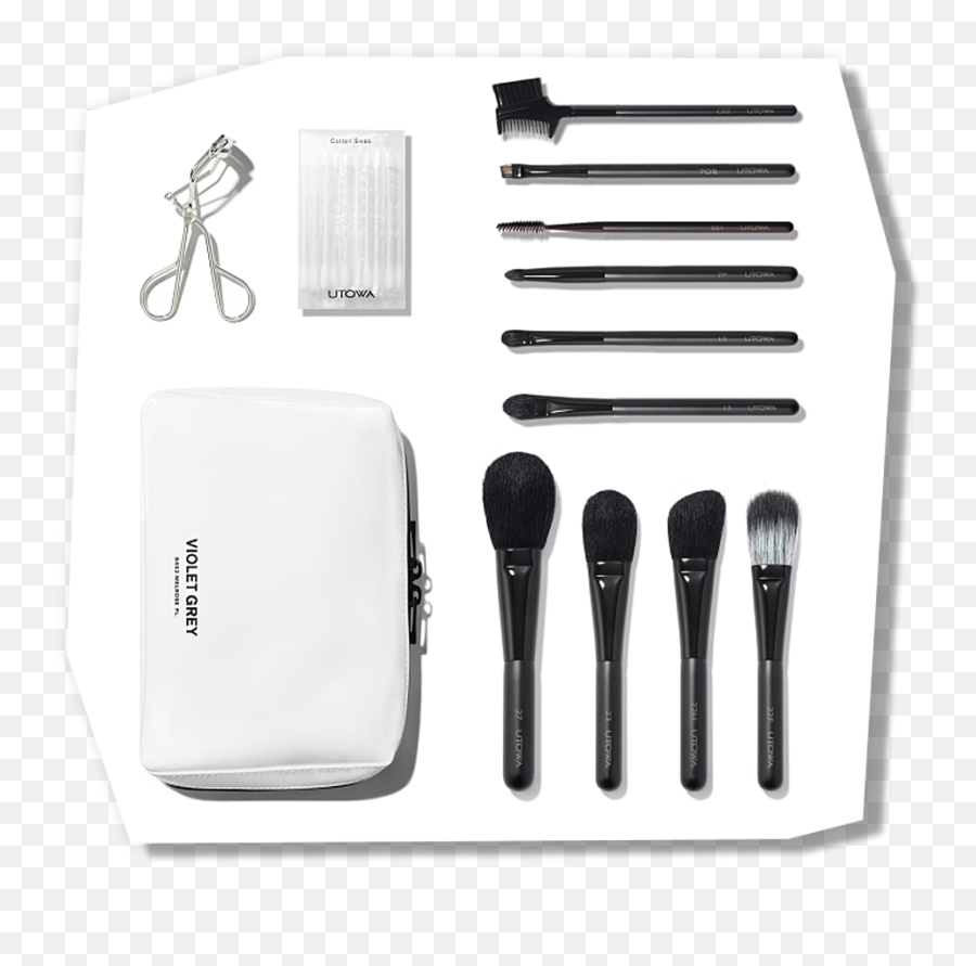 15 Chic Makeup Products And Beauty Gifts That Feel Like - Utowa Brushes Png,Brushed Metal Icon Set