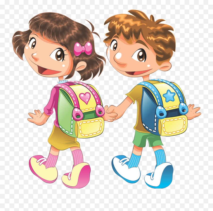 Clipart Children School Student Png