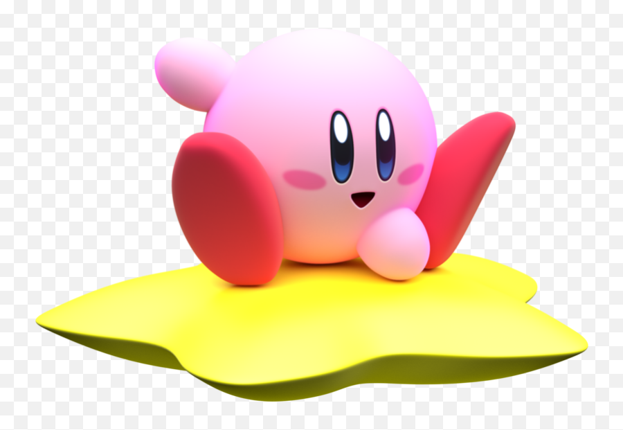 Png Kirby Air Ride Model - Kirby Riding Warp Star,Kirby Png