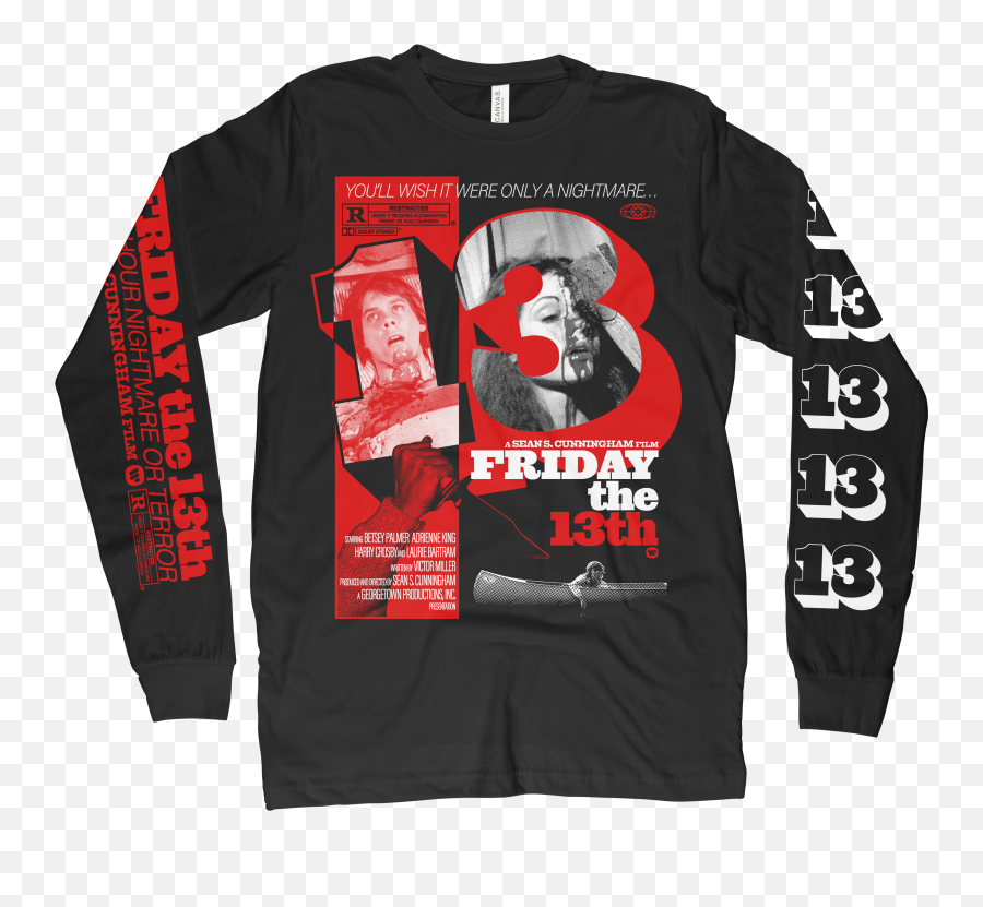 Friday The 13th Long Sleeve - Hellraiser Shirt Png,Friday The 13th Png