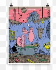 Popeye In Underworld Print 18x24 - Popeye Png,Mocking Spongebob Png