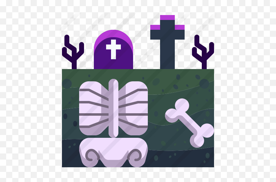 Graveyard - Free Halloween Icons Cross Png,Graveyard Png