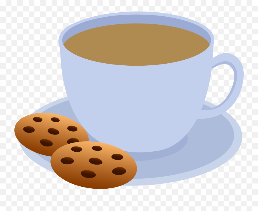 January - Tea And Biscuits Clipart Png Download Full Hot Chocolate And Cookies Clipart,Biscuits Png