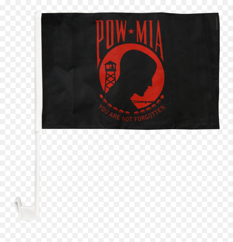 Usa Pow Mia Blackred Car Flag - 12 X 16 Inch Pow Mia Flag Png,Red Car Logo