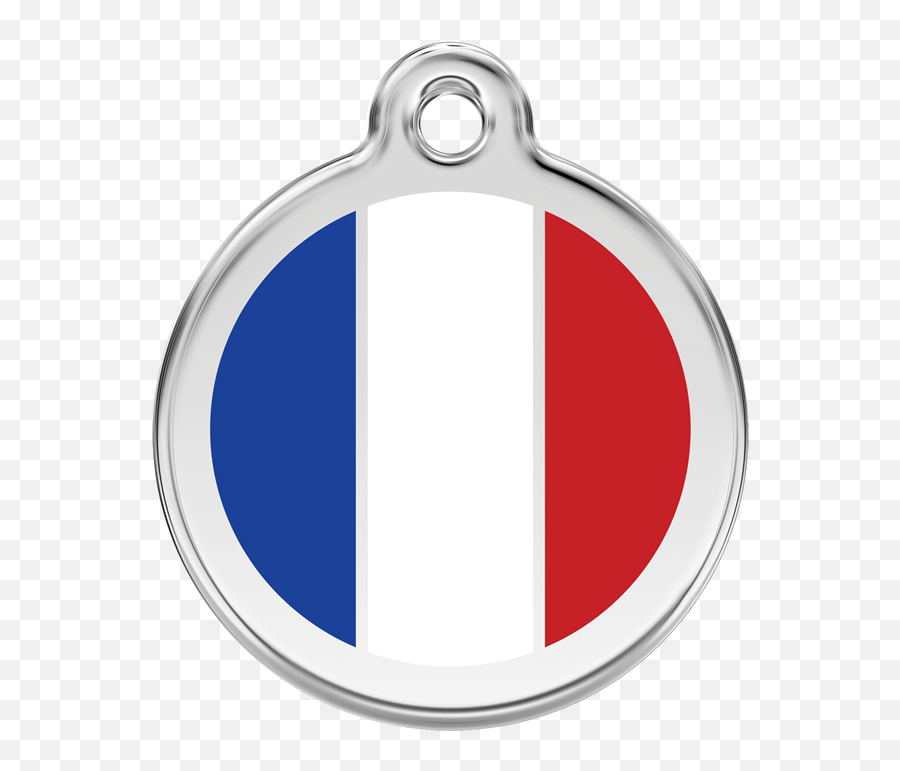 French Flag Pet Tag U2013 Inner Wolf - Emblem Png,French Flag Transparent