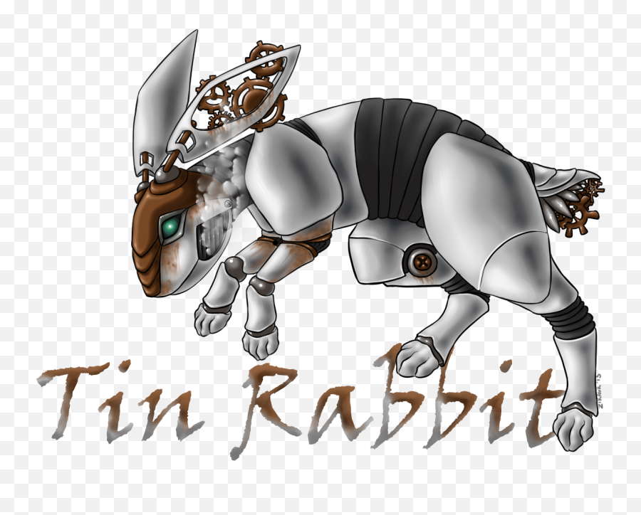 Tin Rabbit Logo Design U2014 Weasyl - Cartoon Png,Rabbit Logo