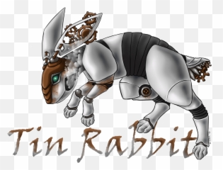 Tin Rabbit Logo Design U2014 Weasyl - Cartoon Png,Rabbit Logo