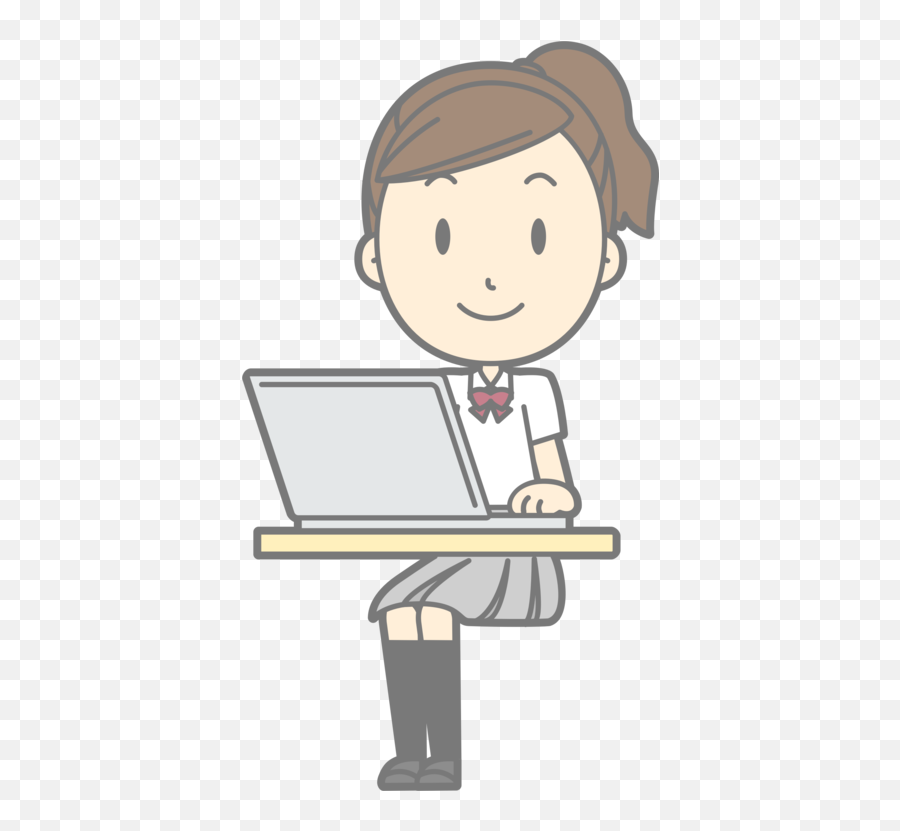Download Laptop Child Cartoon Computer Public Domain - Delicious Clipart Png,Computer Clipart Png