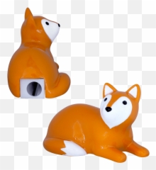 Pencil Sharpener - Zoome Sharpener Fox Animal Figure Png,Pencil Sharpener Png