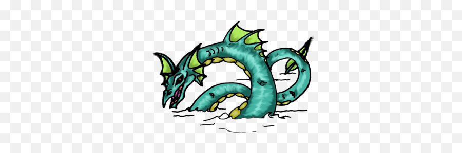 Water Monster Transparent Png Clipart - Water Dragon,Sea Monster Png