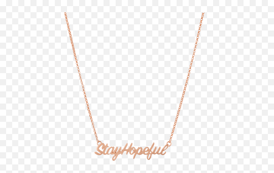 Hopeful Necklace - Necklace Png,Necklace Transparent