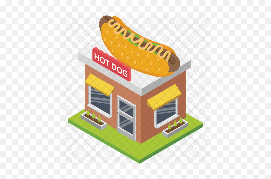 Hot Dog Shop Icon - Hot Dog Shop Designs Png,Hot Dogs Png