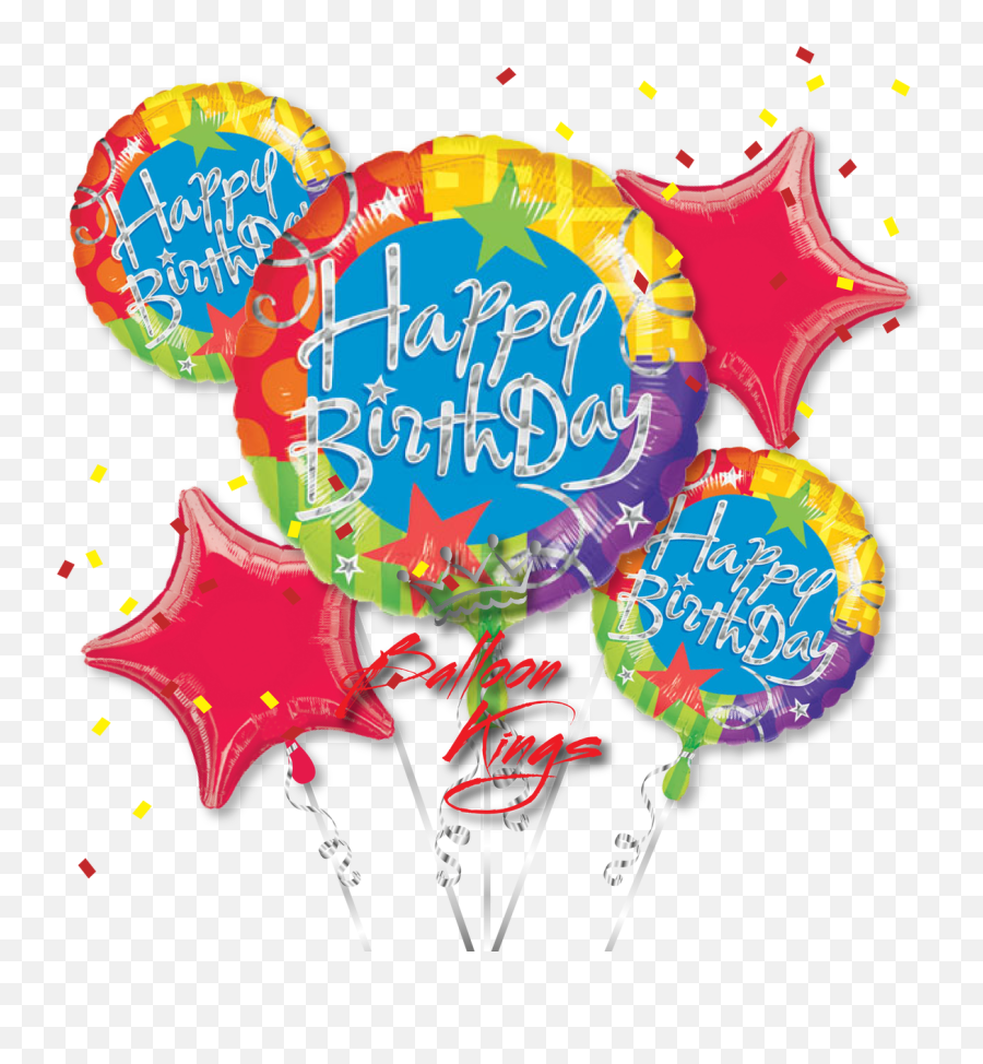Happy Birthday Blitz Bouquet - Png Transparent Get Well Soon,Birthday Balloons Transparent Background