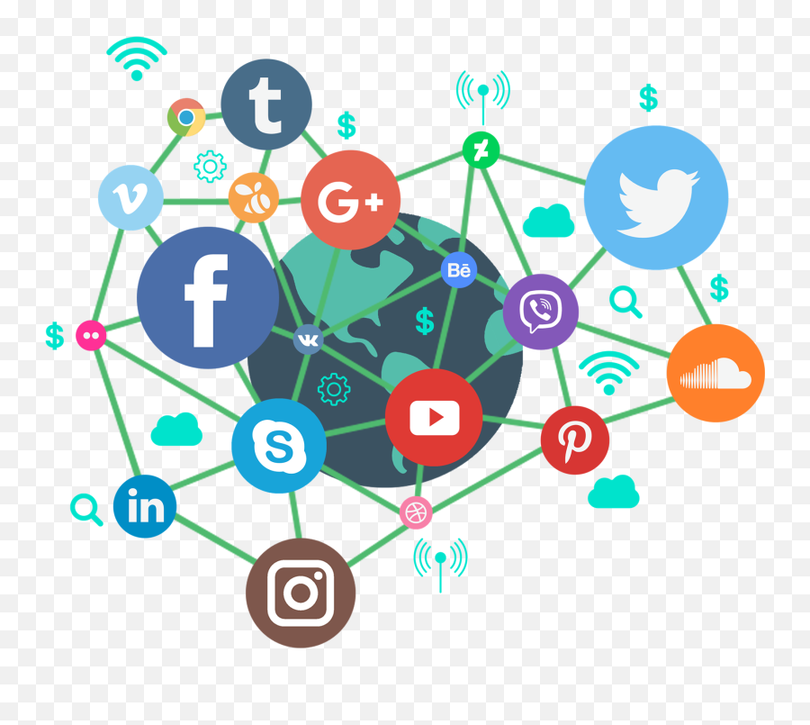 Social Media Marketing Digital - Social Media Marketing Png,Social Media Transparent Background