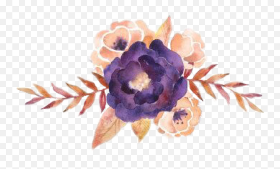 Watercolor - Free Watercolor Flower Clipart Png,Purple Watercolor Png
