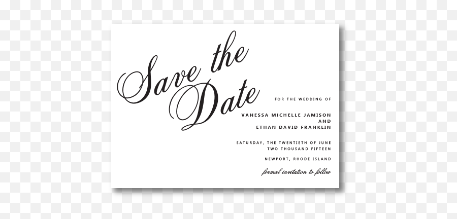 Madeleine Save The Dates - Calligraphy Png,Date Png