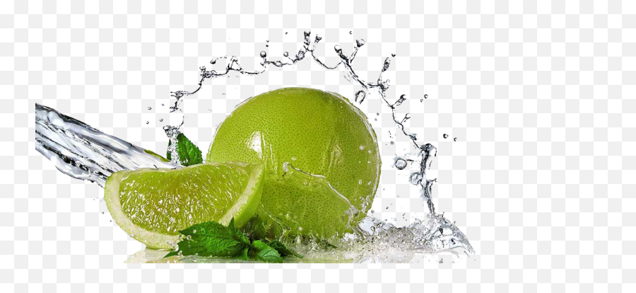 Png Lime Splash Transparent Background - Mint And Lime Png,Juice Splash Png